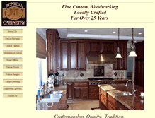 Tablet Screenshot of beniciacabinetry.com